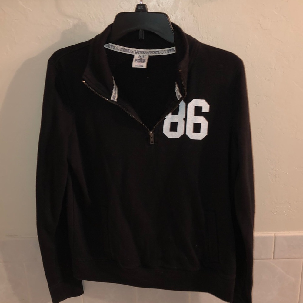 Smal Victoria secret PINK black sweatshirt.